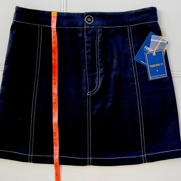 NWT! ZARA High-Waist A-Skirt Mini Skirt in Black Size Small - Picture 8 of 9